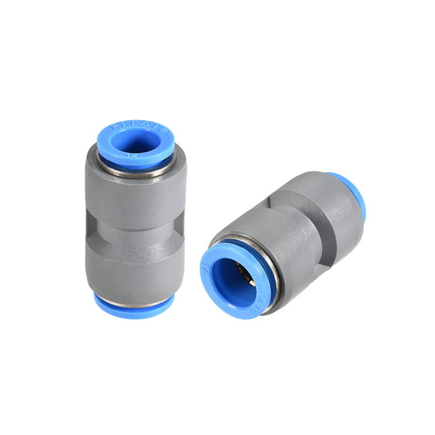10 Pcs Quick Release Pneumatic Parts Straight Push Connectors Air Line Fittings Joint Adapter for 10mm 3/8 Tube 